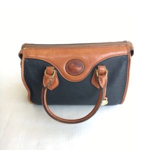 Vintage Dooney & Burke AWL Navy Crossbody